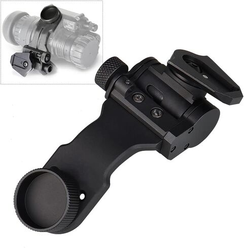 نظارات الرؤية الليلية Canis LATRANS PVS 14 Mount NVG Mount Dovetail J Arm Rhino Mount متوافقة مع جميع موديلات PVS-14 in Saudi Arabia