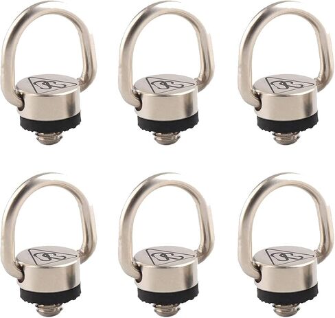 Camera Carabiner D-Ring Lanyard Tether - Easily Attach a Carabiner or Strap to Your Camera with This 1/4-20 Tripod Mount D-Ring (1-Pack) in Saudi Arabia