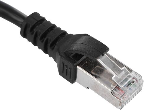 Rj45 Ethernet Splitter Cable, 1 Male to 3 Female Port LAN Ethernet Transfer Connector with Standard Abs Flexible Antenna, Home Office Ethernet Splitter for All Networks in Kuwait