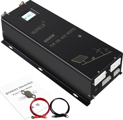 WZRELB Full Power Full Power Endurable Led Display 800W Pure Sine Wave Solar Inverter 12Vdc to 120Vac, (RBP80012B1) in Kuwait