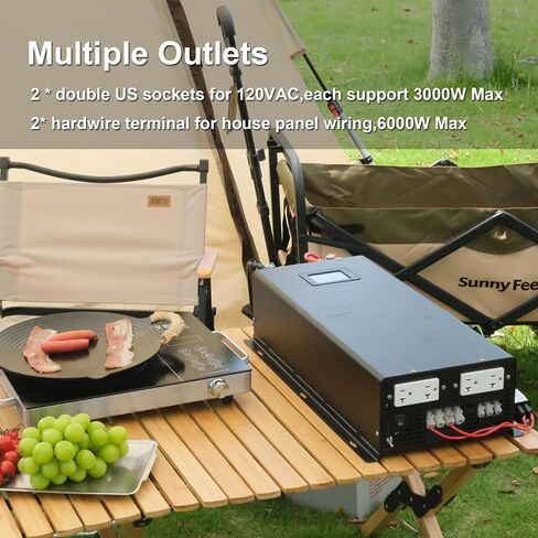 WZRELB Full Power Full Power Endurable Led Display 800W Pure Sine Wave Solar Inverter 12Vdc to 120Vac, (RBP80012B1) in Kuwait