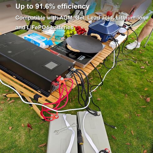 WZRELB Full Power Full Power Endurable Led Display 800W Pure Sine Wave Solar Inverter 12Vdc to 120Vac, (RBP80012B1) in Kuwait