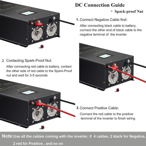 WZRELB Full Power Full Power Endurable Led Display 800W Pure Sine Wave Solar Inverter 12Vdc to 120Vac, (RBP80012B1) in Kuwait