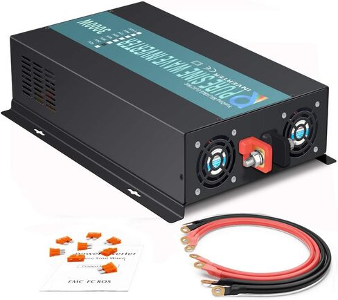 WZRELB Full Power Full Power Endurable Led Display 800W Pure Sine Wave Solar Inverter 12Vdc to 120Vac, (RBP80012B1) in Kuwait
