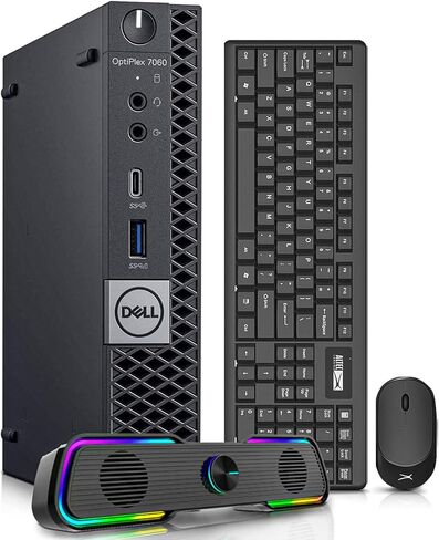 Dell OptiPlex 7060 Micro PC Mini Computers,i5-8600T Up to 3.7GHz,16GB Ram New 1TB M.2 NVMe SSD,Built-in WiFi 6 Bluetooth 5.2,Refurbished Desktop,Windows 10 Pro (Renewed) in Saudi Arabia