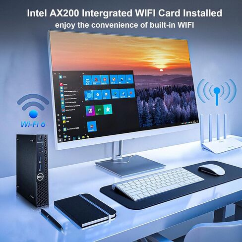 Dell OptiPlex 7060 Micro PC Mini Computers,i5-8600T Up to 3.7GHz,16GB Ram New 1TB M.2 NVMe SSD,Built-in WiFi 6 Bluetooth 5.2,Refurbished Desktop,Windows 10 Pro (Renewed) in Saudi Arabia