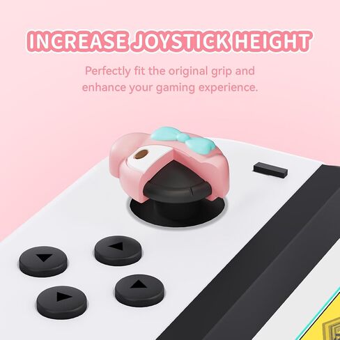 Cute Pocket Monsters Joycon Thumb Grip Caps Compatible with Nintendo Switch, Soft Silicone Joystick Cover for Nintendo Switch/OLED/Lite Controller, 4PCS (Banana & Pacha Dog) in Kuwait