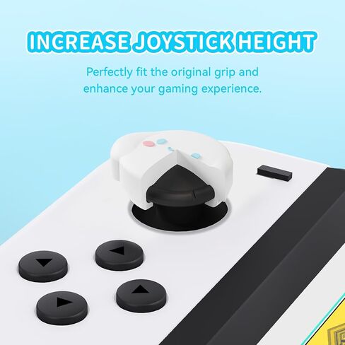 Cute Pocket Monsters Joycon Thumb Grip Caps Compatible with Nintendo Switch, Soft Silicone Joystick Cover for Nintendo Switch/OLED/Lite Controller, 4PCS (Banana & Pacha Dog) in Kuwait