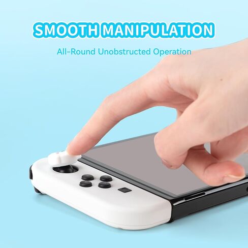 Cute Pocket Monsters Joycon Thumb Grip Caps Compatible with Nintendo Switch, Soft Silicone Joystick Cover for Nintendo Switch/OLED/Lite Controller, 4PCS (Banana & Pacha Dog) in Kuwait