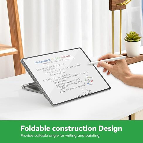 Pinikox Foldable Magnetic Tablet Stand Multi-Angle Adjustable for Samsung Galaxy Tab S8 Ultra 14.6 inch, 360° Rotating Floating Portable Holder for Desk, Aluminum, Space Gray in Kuwait