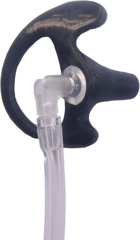 Black Earpiece Replacement Acoustic Tube FBI Style for Two-Way Radio in Kuwait