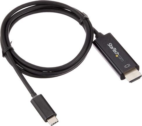 كابل StarTech.com بطول 10 أقدام (3 أمتار) USB C إلى HDMI - كابل محول فيديو USB من النوع C إلى HDMI 2.0 4K 60 هرتز - متوافق مع Thunderbolt 3 - شاشة/شاشة كمبيوتر محمول إلى HDMI - وضع DP 1.2 Alt HBR2 - أبيض (CDP2HD3MWNL) in Kuwait