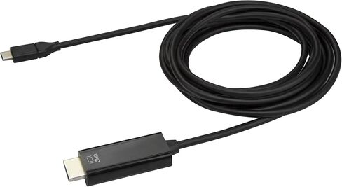 كابل StarTech.com بطول 10 أقدام (3 أمتار) USB C إلى HDMI - كابل محول فيديو USB من النوع C إلى HDMI 2.0 4K 60 هرتز - متوافق مع Thunderbolt 3 - شاشة/شاشة كمبيوتر محمول إلى HDMI - وضع DP 1.2 Alt HBR2 - أبيض (CDP2HD3MWNL) in Kuwait