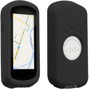 حافظة kwmobile متوافقة مع Garmin Edge 1030/1030 Plus - حافظة حماية ناعمة من السيليكون لنظام تحديد المواقع العالمي للدراجة - رمادي