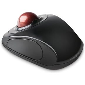 Kensington Orbit Wireless Trackball Mouse with Touch Scroll Ring (K72352US),Black