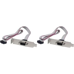 StarTech.com 1 Port 16-Inch DB9 Serial Port Bracket to 10 Pin Header - Low Profile (PLATE9M16LP) in Kuwait