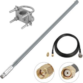 Nelawya 5.8dBi LoRa Antenna N Type Male LoRawan Antenna لـ RAK MNTD V2 Nebra Bobcat Sensecap هليوم Hotspot Miners رمادي in Kuwait