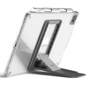 Ringke Outstanding Universal Tablet Stand Spring-Action Kickstand Multi Angle Adhesive Attachment for iPad Tablets, E-Reader, and More - Peach Pink