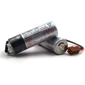 elxjar (2-Pack) 3.6V ER17500V Battery Replacement for CNC - Mitsubishi/DENSO/Toshiba PLC Controller (RD029 Connector, Brown), LS17500MER in Kuwait