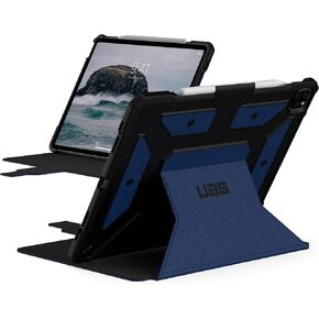 URBAN ARMOR GEAR UAG iPad Pro 12.9 بوصة (الجيل السادس 2022، الجيل الخامس 2021) حافظة Red Magma Metropolis غطاء واقٍ متين شديد التحمل متعدد الزوايا مع حامل قلم رصاص in Kuwait
