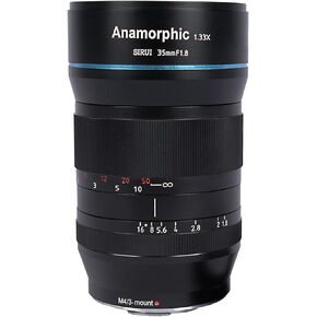 SIRUI 35mm F1.8 1.33X S35 Anamorphic Lens, Cinema Lens for L Mount, Blue Flare