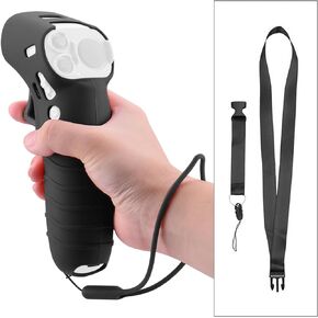 XINANEE Protective Sleeve Cover for DJI RC Motion 2, DJI Avata/DJI FPV Remote Controller Silicone Cover with Lanyards Wrist and Neck Strap (Red)