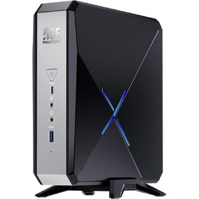 كمبيوتر ألعاب صغير من ACEMAGICIAN مع بطاقة رسومات RX6400 (4 جيجابايت)، Ryzen 7 5800H (حتى 4.4 جيجا هرتز، 8C/16T) كمبيوتر مكتبي، 32 جيجابايت DDR4 512 جيجابايت SSD، WiFi 6 وبلوتوث 5.2، Dual 2.5G RJ45 للألعاب والمكتب وHTPC in Kuwait