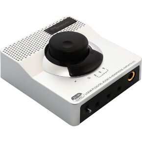 Premium USB DAC with Optical, Coaxial, and 3.5mm Audio Ports - Headphone Amplifier Mini Stereo DAC 24-bit 96kHz | Digital-to-Analog Audio Converter Adapter