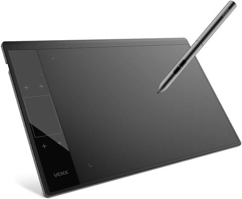 تابلت رسم جرافيك رقمي A30 من مولارتو مقاس 10 × 6 انش مع قلم 8192 مستوى للمس الذكي بالايماءات اليسرى واليمنى مع 4 مفاتيح تعمل باللمس in Kuwait