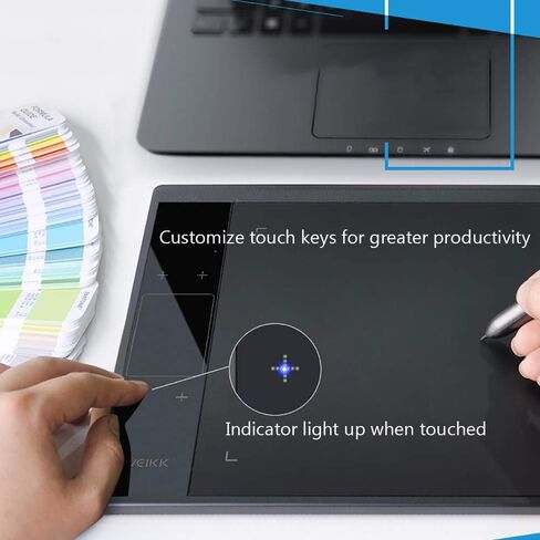 تابلت رسم جرافيك رقمي A30 من مولارتو مقاس 10 × 6 انش مع قلم 8192 مستوى للمس الذكي بالايماءات اليسرى واليمنى مع 4 مفاتيح تعمل باللمس in Kuwait