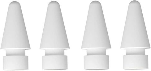 نصائح قلم رصاص لأقلام Apple Pencil Nibs البديلة لقلم Apple متوافقة مع iPencil الجيل الأول والثاني لأجهزة iPad/iPad Pro Mini (4 عبوات) in Kuwait