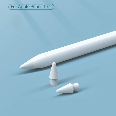نصائح قلم رصاص لأقلام Apple Pencil Nibs البديلة لقلم Apple متوافقة مع iPencil الجيل الأول والثاني لأجهزة iPad/iPad Pro Mini (4 عبوات) in Kuwait