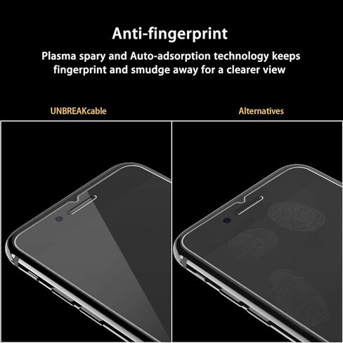 UNBREAKcable Screen Protector for iPhone X/XS/ 11 Pro, Double Defense Series Shatterproof Tempered Glass [Easy Installation Frame] [99.99% HD Clear] [9H Hardness] for iPhone 5.8 inch - 2 Pack in Saudi Arabia