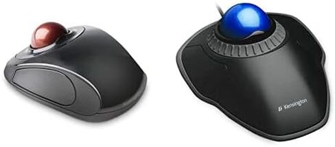 Kensington Orbit Wireless Trackball Mouse with Scroll Ring (K72352US) and Orbit Trackball Mouse with Scroll Ring (K72337US), Black in Kuwait