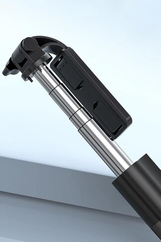 حامل ثلاثي عصا سيلفي للهاتف الخلوي، 2 في 1 عصا سيلفي بلوتوث وحامل ثلاثي القوائم، حامل ثلاثي عصا سيلفي من سبائك الألومنيوم مع جهاز تحكم لاسلكي ودوران 360 درجة لتسجيل السيلفي/الفيديو/الصور/البث المباشر/مدونة الفيديو in Kuwait