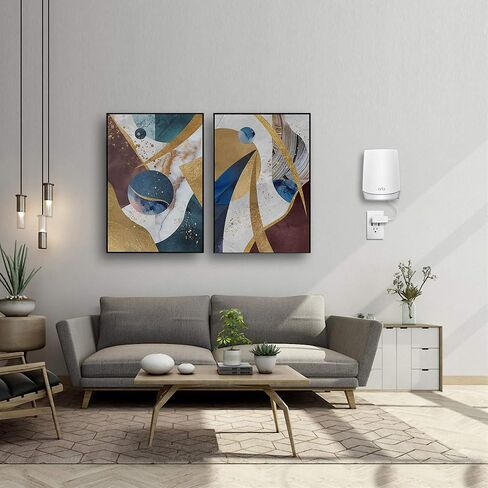 Wall Mount for Netgbear Orbi WiFi 6 Router with Sturdy Metal Stand Compatible Orbi WiFi 6 Router RBK753 RBK852 RBK853 RBS750 RBK752 RBK850 RBS750 RBS751(1 Pack) in Kuwait