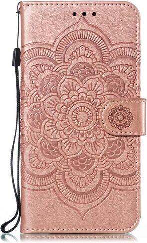 جراب حماية بتصميم محفظة من جلد البولي يوريثين بتصميم رفيع وفاخر ثلاثي الابعاد لموبايل سامسونج جالاكسي A20 / A30 من ليكوكو in Kuwait