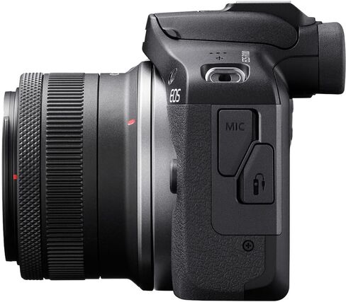 Canon EOS R100 Mirrorless Camera with 18-45mm and 55-210mm Lenses Kit (6052C022) + Filter Kit + Corel Photo Software + Bag + 2 x 64GB Card + 2 x LPE17 Battery + Charger + LED Light + More (Renewed) in Saudi Arabia