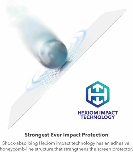 واقي شاشة ZAGG InvisibleShield Glass XTR2 لهاتف iPhone 14 Pro Max - مع تقنية جديدة مضادة للانعكاس، وتركيب مضاد للغبار، وتقنية Hexiom Impact القوية للغاية in Saudi Arabia