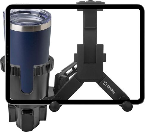 Cellet Car Cup Holder Phone Mount, Phone Holder Mount Cradle Universal Adjustable Compatible for All Smartphones Apple iPhone, Samsung Galaxy Note, LG, Moto Google Pixel (Long Neck) in Kuwait