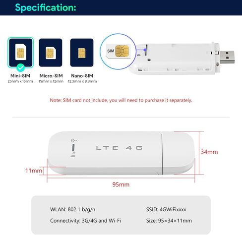 اكسترونز عصا مودم لاسلكي USB 4G LTE مناسبة لجميع اجهزة اكسترونز وAndroid وستيريو السيارة in Saudi Arabia