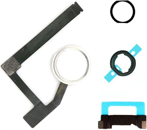 Dedyel Home Button بديل لجهاز iPad Mini 5 2019 7.9 بوصة A2133 A2124 A2125 A2126 بما في ذلك موصل كابل مرن - أسود in Kuwait