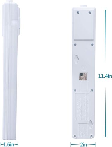 شريط طاقة KMC 6-Outlet Surge Protector، 2-Pack، 1200 Joules، سلك 6ft، منفذ محول متباعد، حماية من التحميل الزائد، رمادي in Kuwait