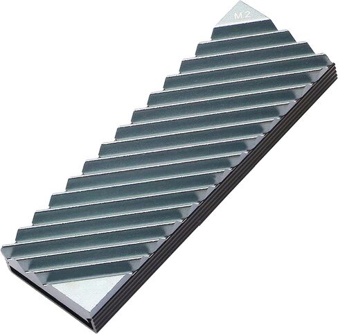 XMSJSIY M.2 2280 Heatsink Cooler,SSD Double-Sided Heat Sink with Thermal Silicone Pad for PCIE M.2 SSD or SATA M.2 SSD PC Double Sided in Saudi Arabia