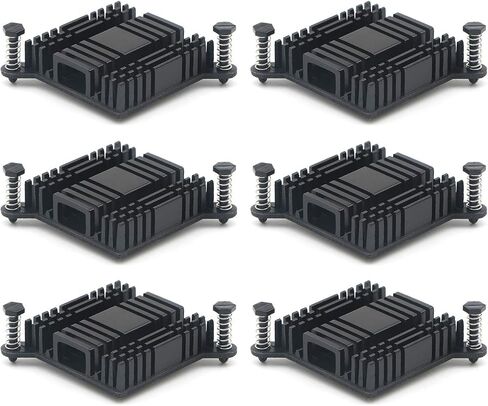 6Pcs North South Bridge Heatsink Aluminum Cooler with Fixed Hole Motherboard chip Cooler for IC Chipset in Kuwait