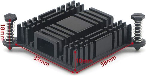 6Pcs North South Bridge Heatsink Aluminum Cooler with Fixed Hole Motherboard chip Cooler for IC Chipset in Kuwait