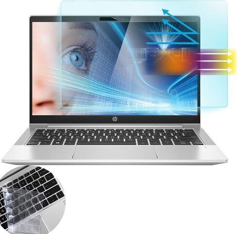 غطاء حماية شاشة وهج ضد الضوء الأزرق لجهاز HP EliteBook 830 835 G7 2020 Notebook موديل، ملحقات حماية العيون باللون الأزرق in Saudi Arabia