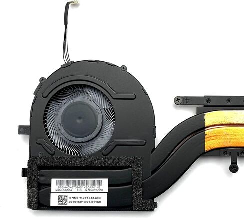 New Genuine CPU Cooling Fan with Heatsink Replacement for Thinkpad X1 Extreme 3rd Gen 3, ThinkPad P1 Gen3 P/N: 5H40Y67588 in Saudi Arabia