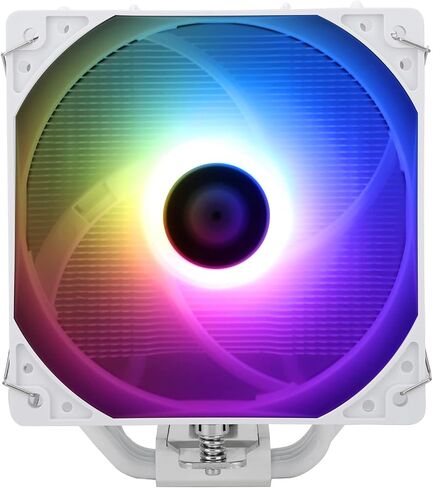 Thermalright AssassinX120 SE ARGB White CPU Air Cooler, 4 Heat Pipes, TL-C12CW-S PWM Quiet Fan CPU Cooler with S-FDB Bearing, for AMD AM4 AM5/Intel 1700/1150/1151/1200 in Saudi Arabia