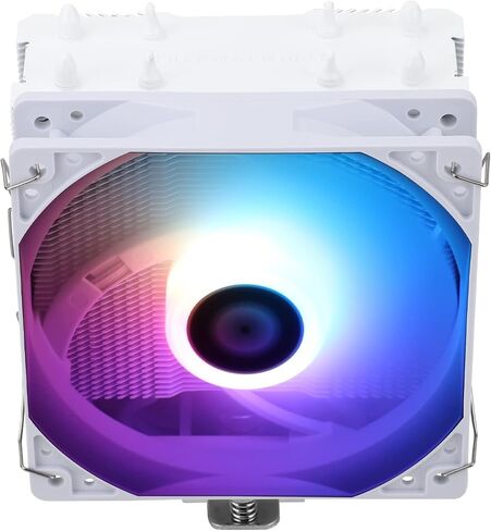 Thermalright AssassinX120 SE ARGB White CPU Air Cooler, 4 Heat Pipes, TL-C12CW-S PWM Quiet Fan CPU Cooler with S-FDB Bearing, for AMD AM4 AM5/Intel 1700/1150/1151/1200 in Saudi Arabia